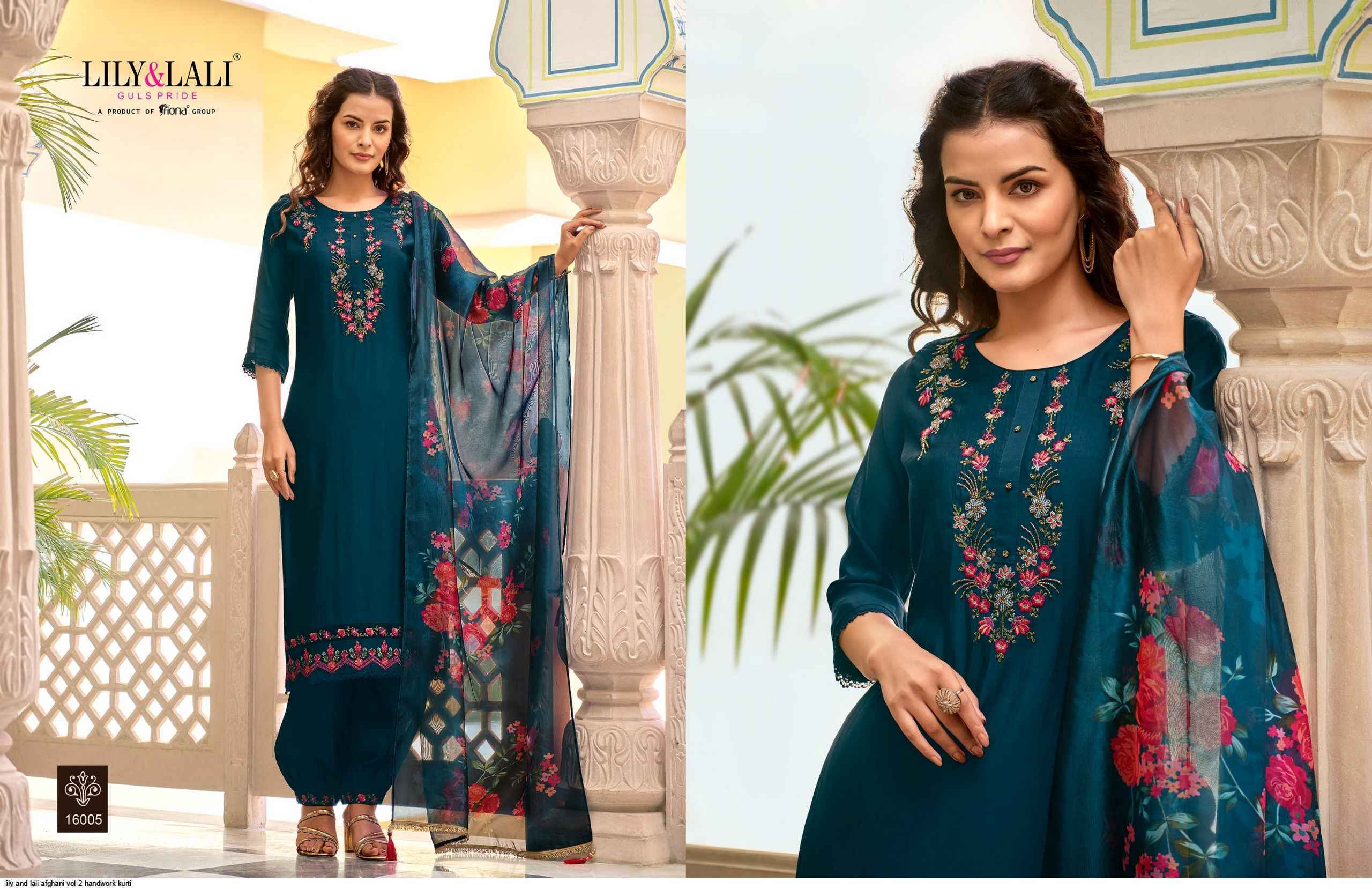 Lily And Lali Afghani Vol-2 Readymade Suit 6 Pc Catalog