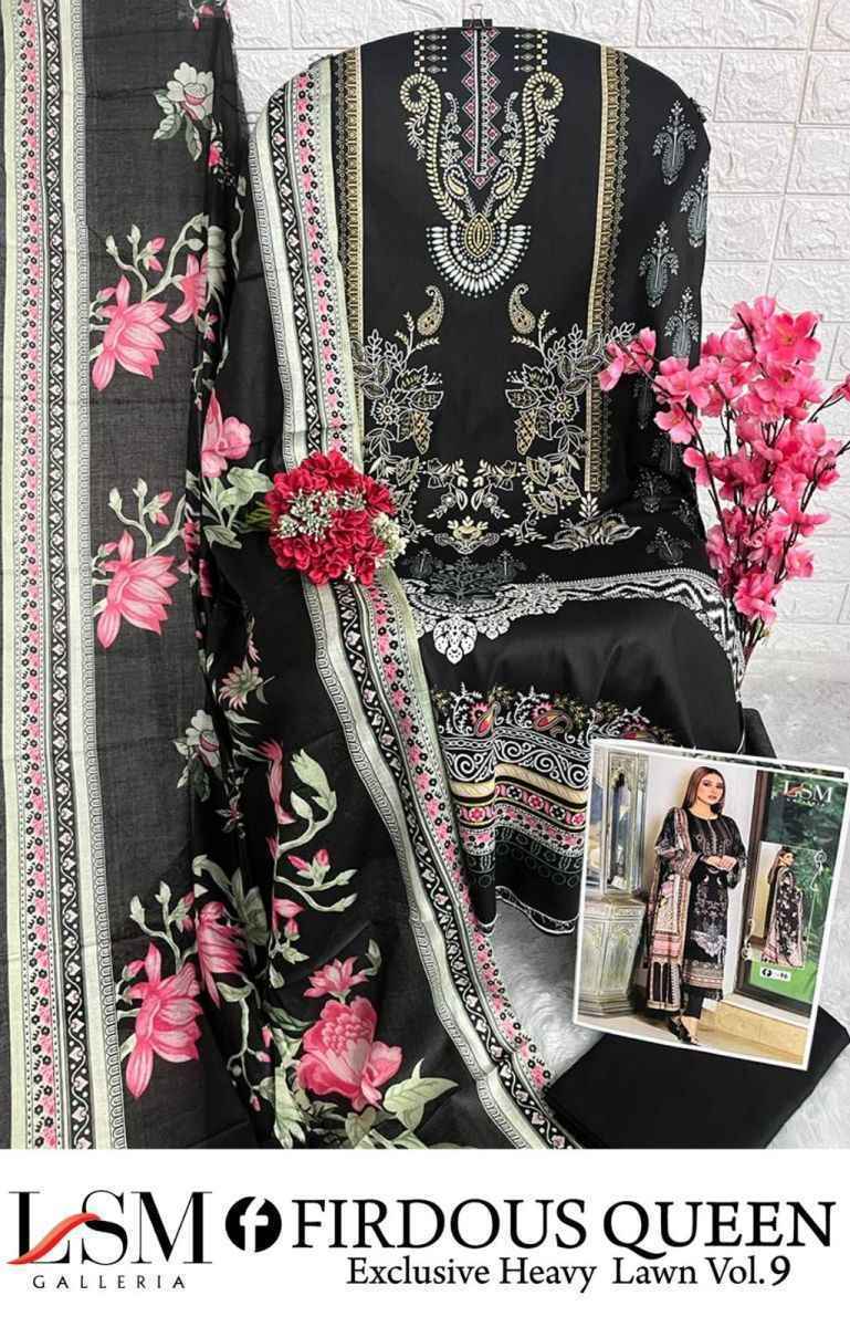 LSM Galleria Foirdous Queen Vol 9 Readymade Lawn Dress 6 pcs Catalogue