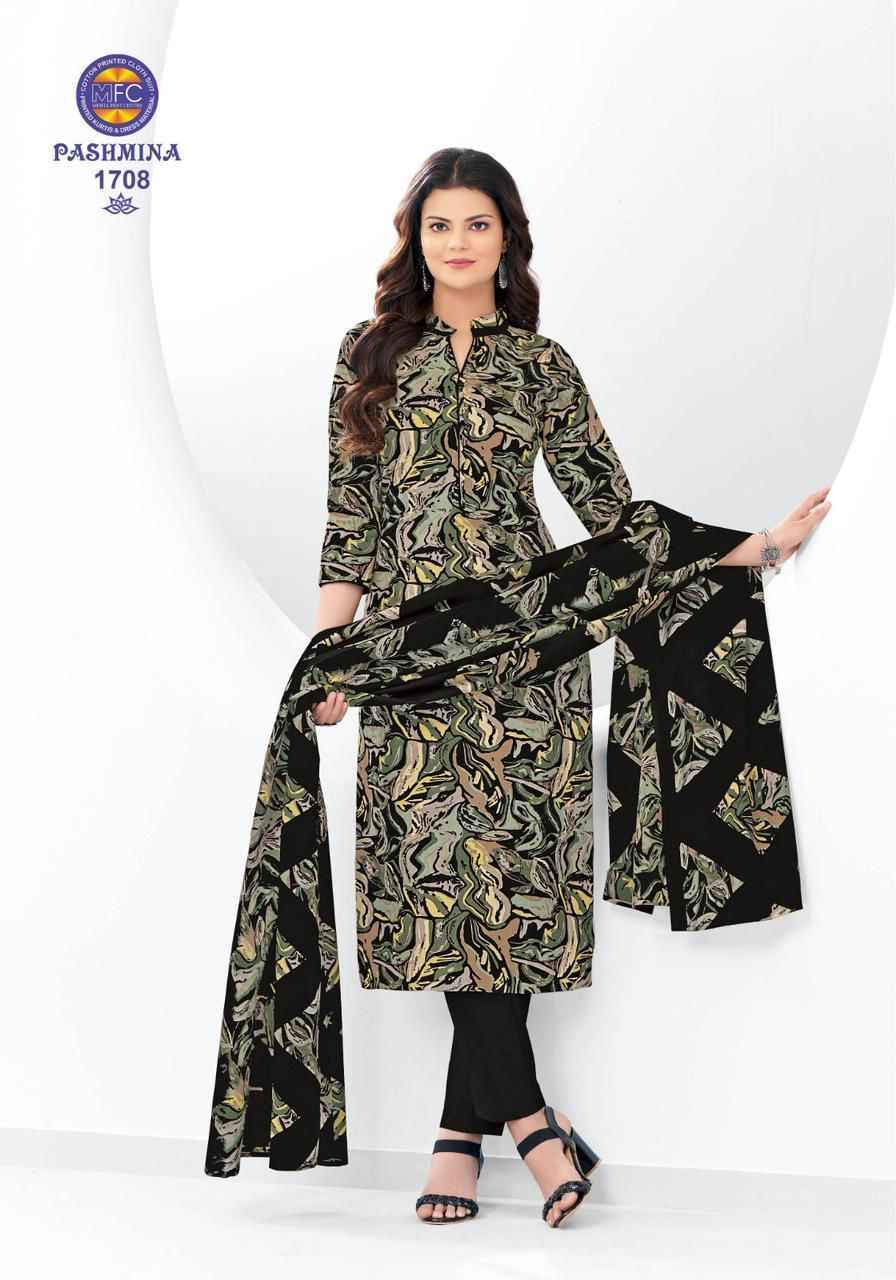 MFC Pashmina Vol-17 Cotton Dress Material 12 pcs Catalogue