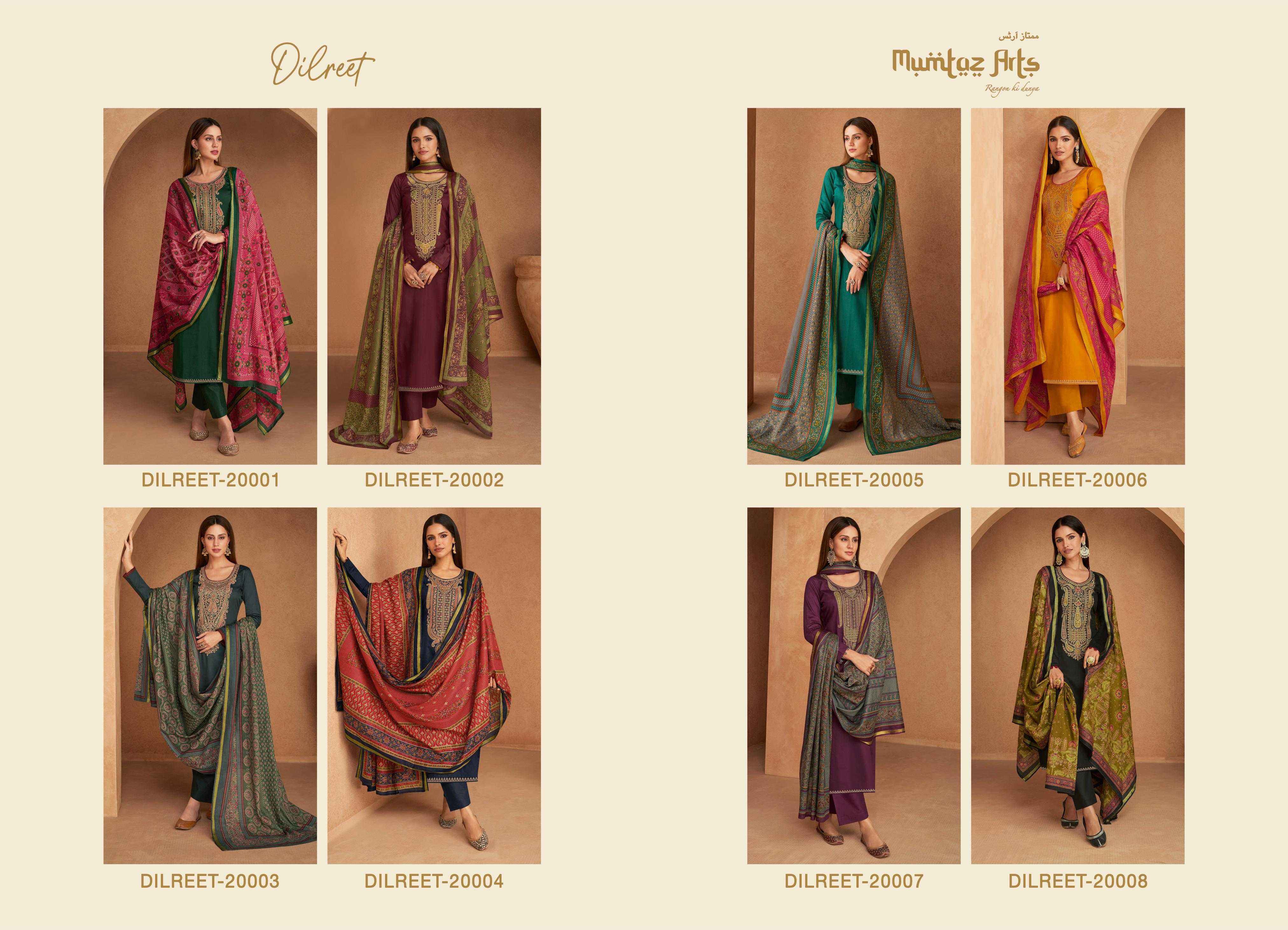 Mumtaz Arts Dilreet Cotton Dress Material 8 pcs Catalog