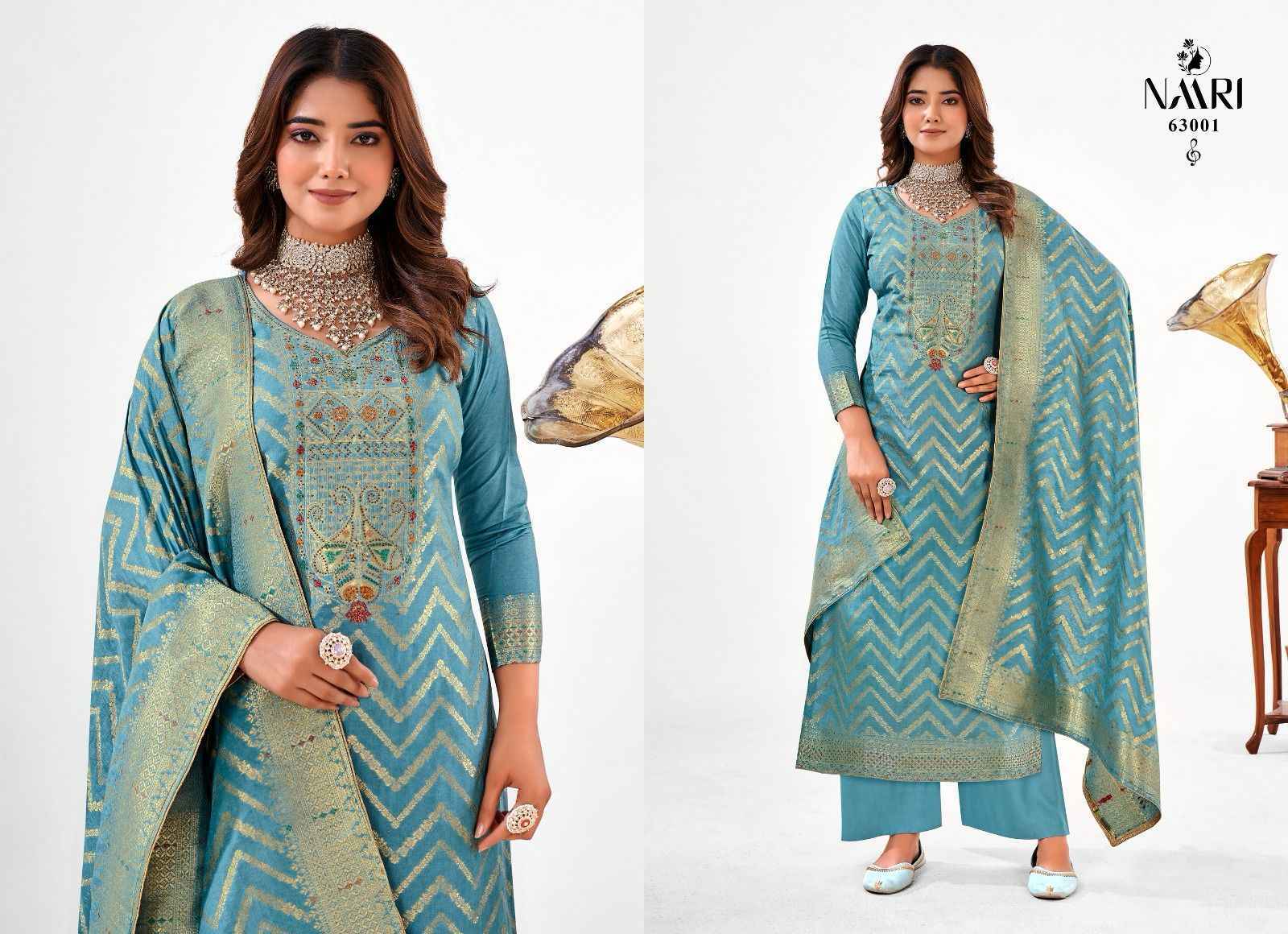 Naari Pastel Viscose Dress Material 4 pcs Catalogue