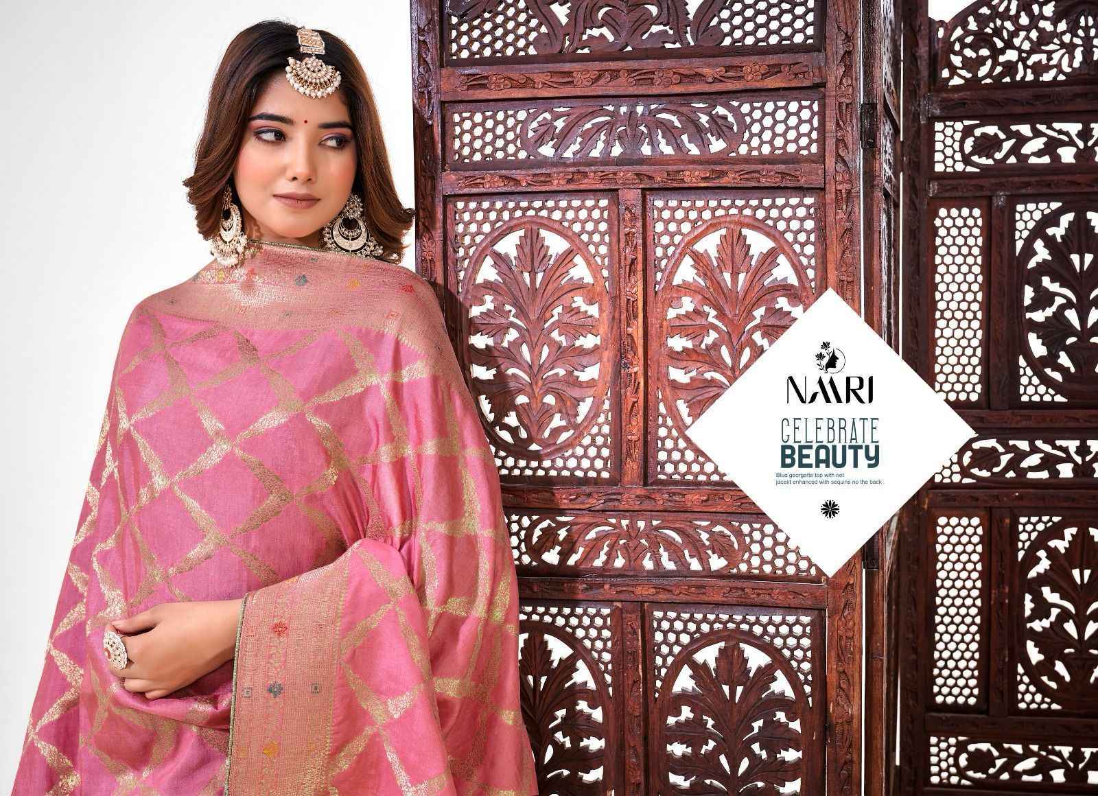 Naari Sanaz Muslin Dola Dress Material 4 Pc Catalog