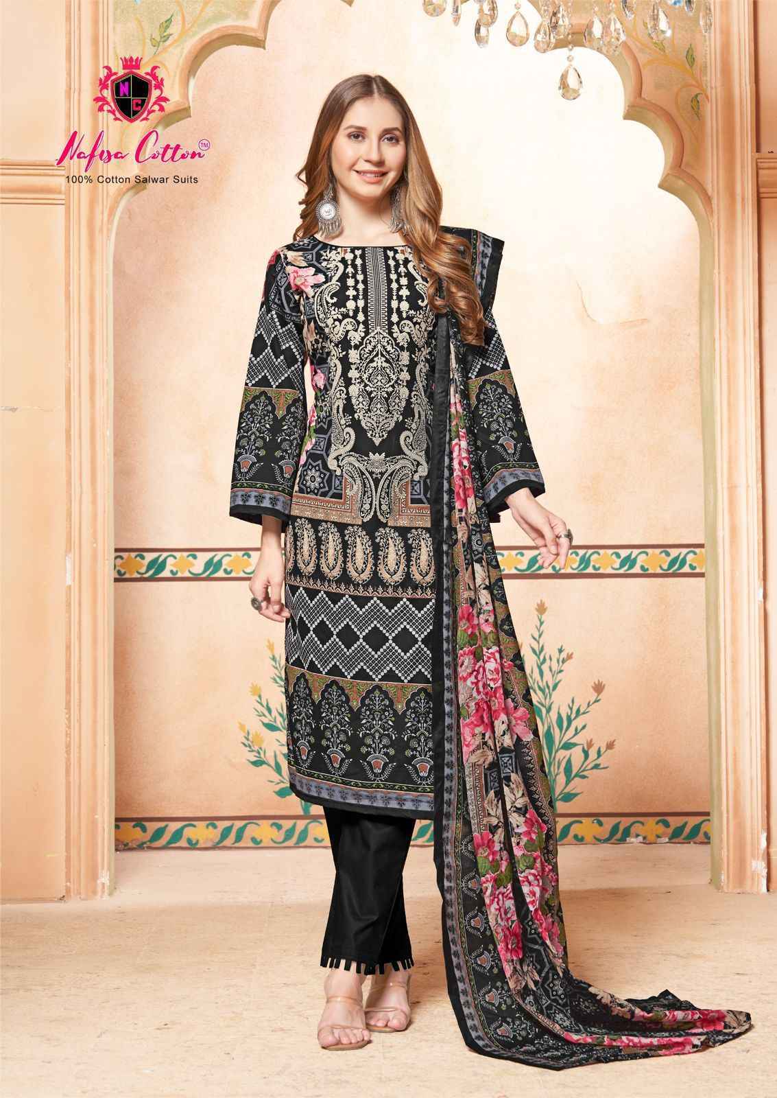 Printed Karachi Cotton Dress Material, Unstitched, multi color at Rs 420 in  Surat
