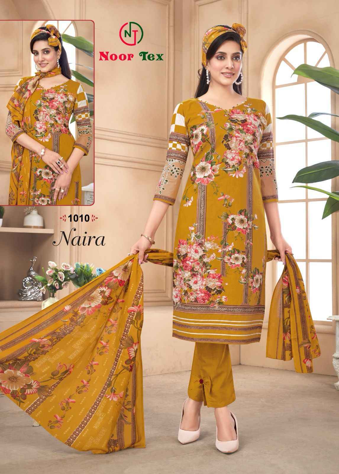 Noor Tex Naira Vol-1 Pure Cotton Dress Material 10 Pc Catalog
