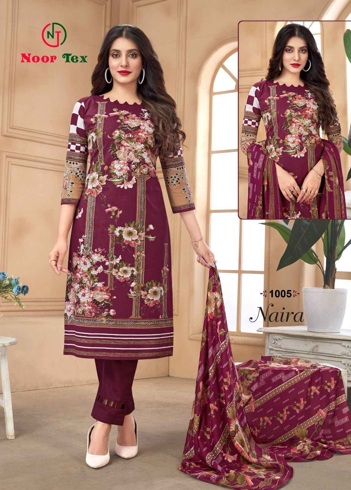 Noor Tex Naira Vol-1 Pure Cotton Dress Material 10 Pc Catalog