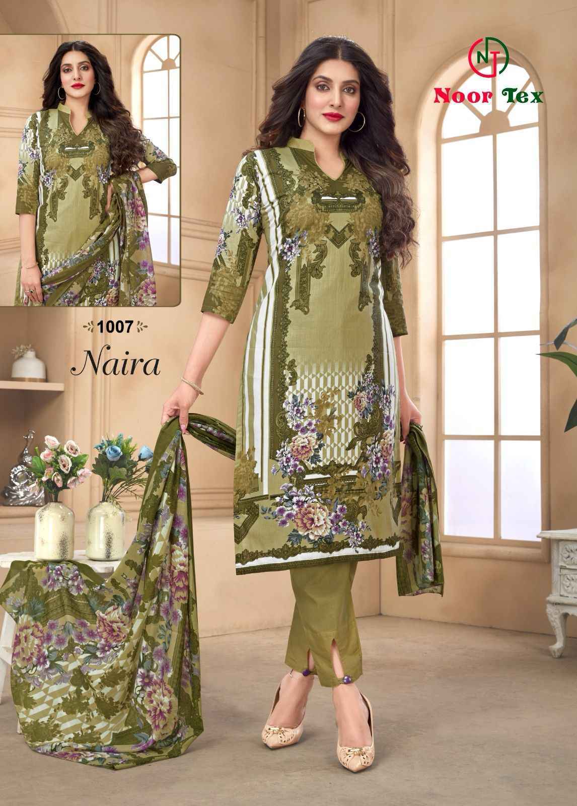 Noor Tex Naira Vol-1 Pure Cotton Dress Material 10 Pc Catalog