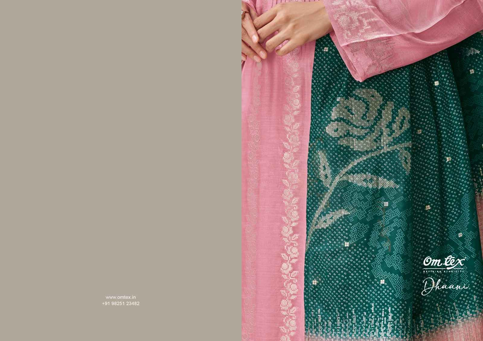 Omtex Dhaani Mayfair Silk Dress Material 4 Pc Catalog