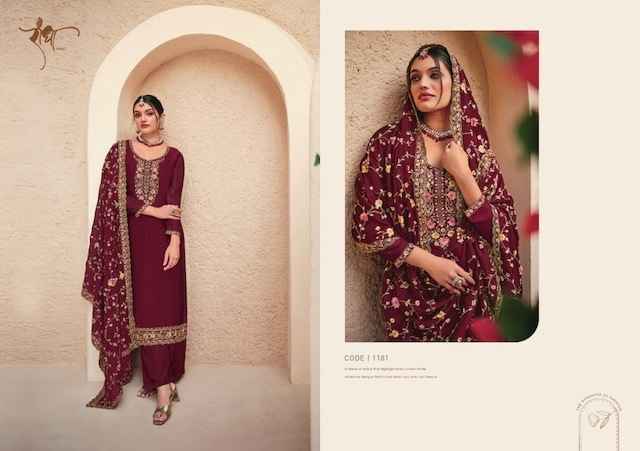 Radha Suhagan Georgette Dress Material 4 pcs Catalogue