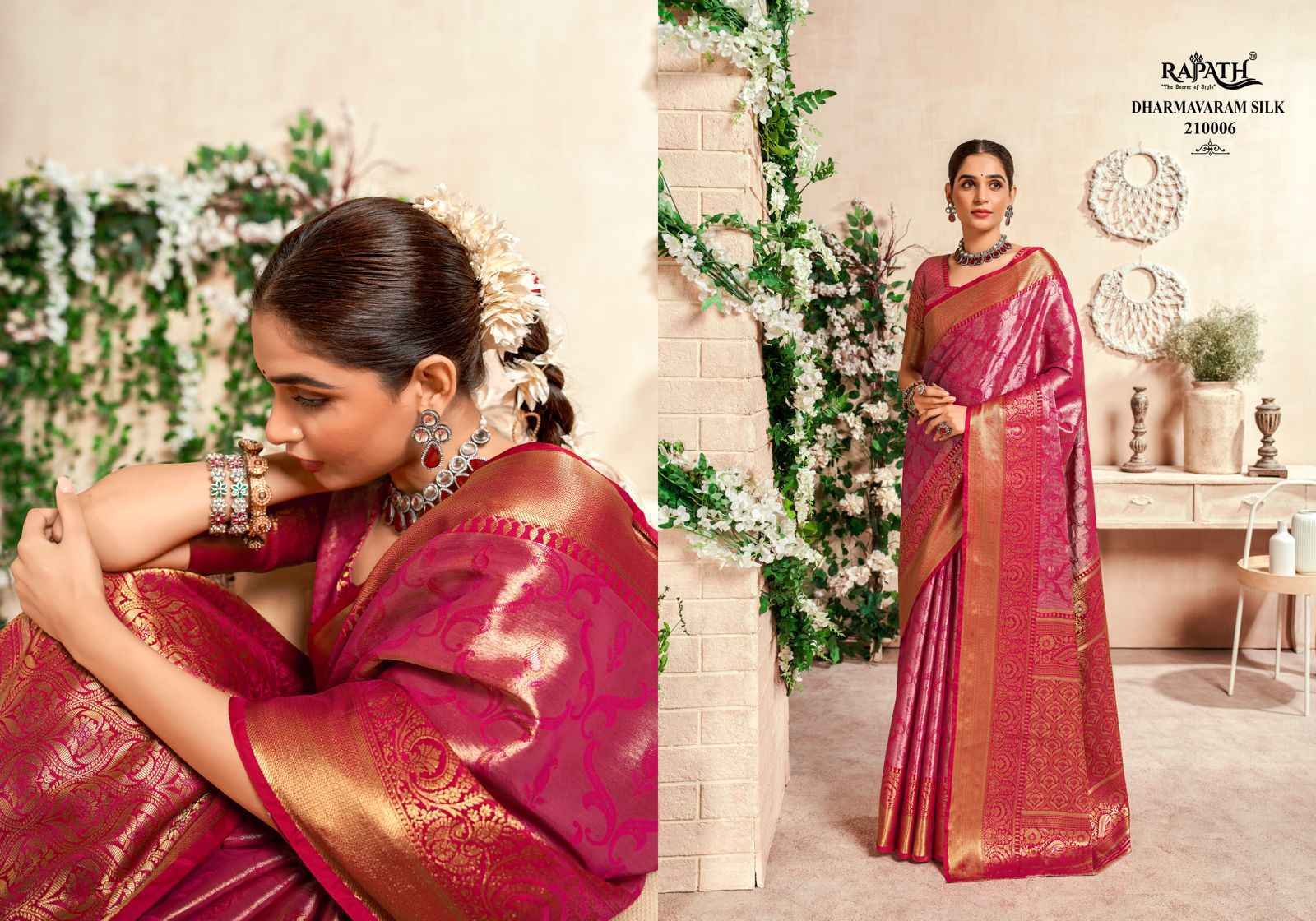 Rajpath Venkatgiri Silk Dharmavaram Silk Saree 6 Pc Catalog