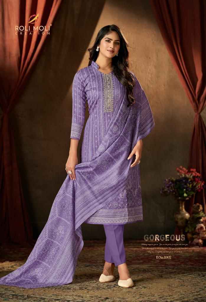 Roli Moli Muskan Cotton Dress Material 8 Pcs Catalog