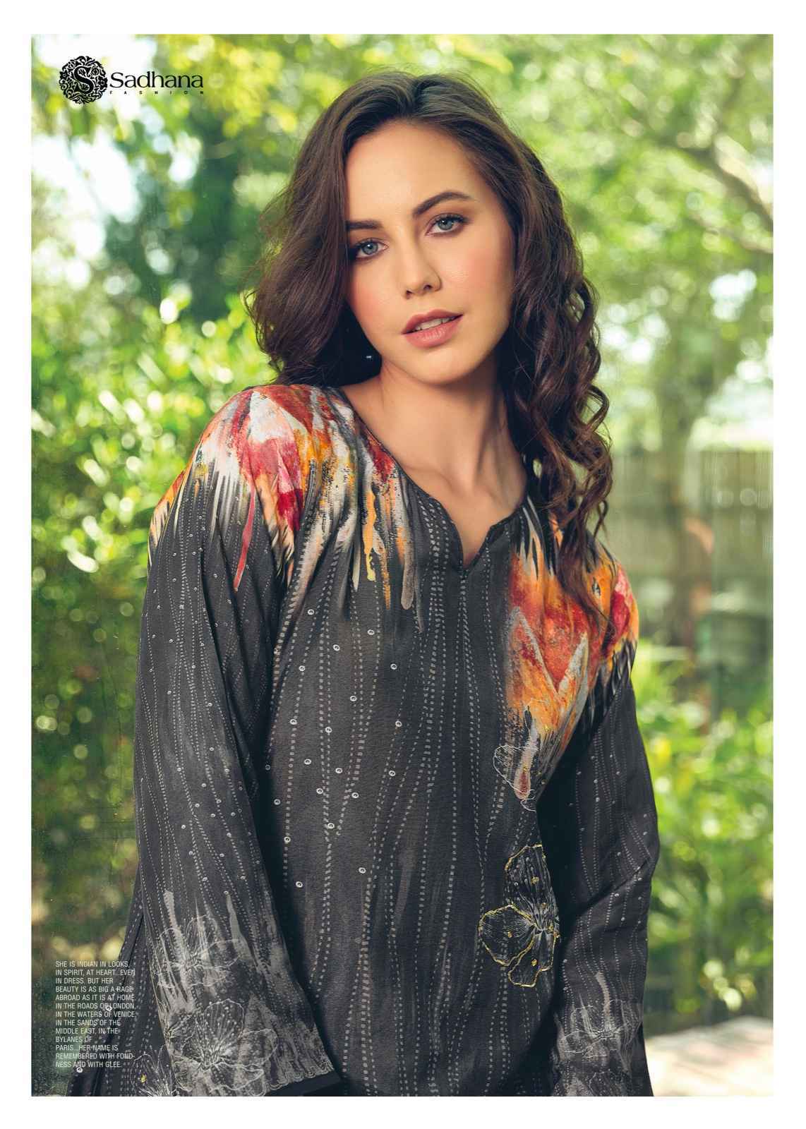 Sadhana Fashion Akali Pure Muslin Silk Dress Material 8 Pc Catalog
