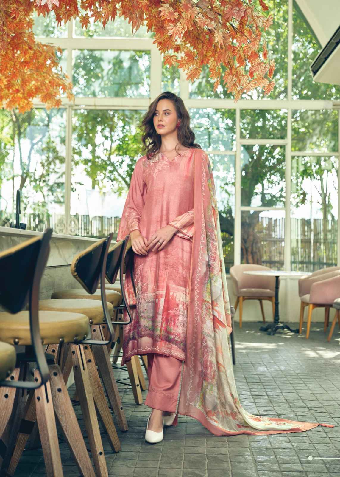 Sadhana Fashion Akali Pure Muslin Silk Dress Material 8 Pc Catalog