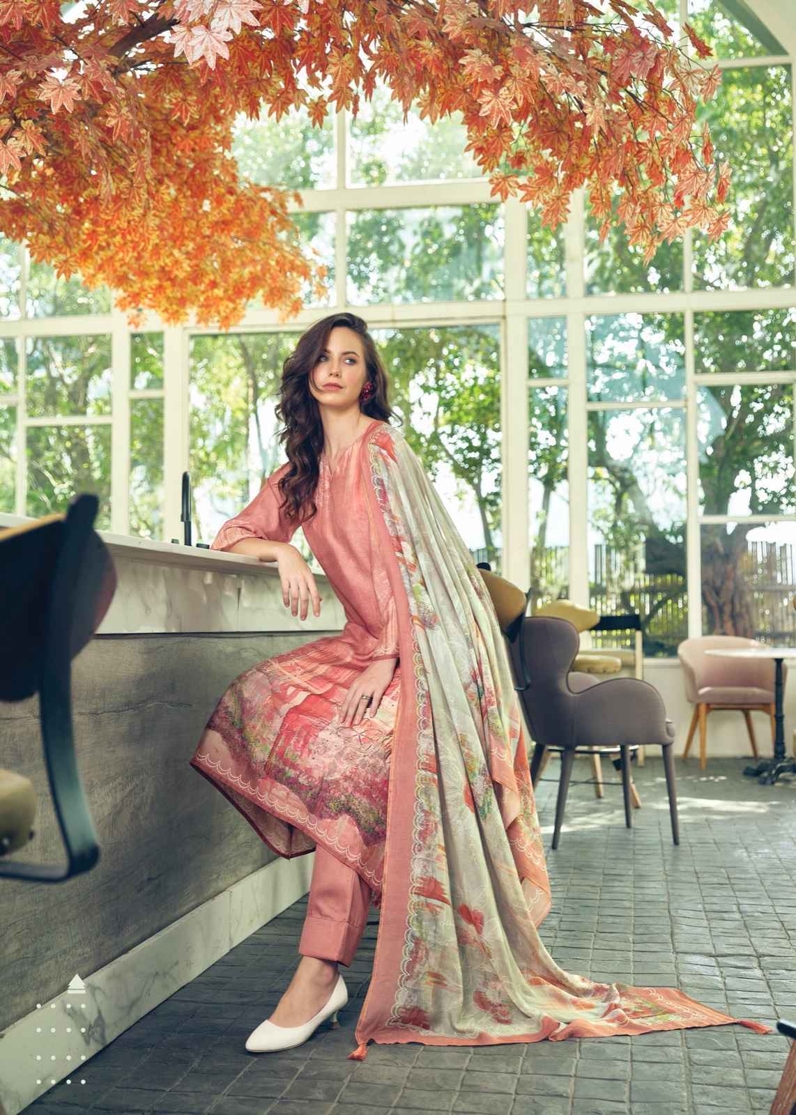 Sadhana Fashion Akali Pure Muslin Silk Dress Material 8 Pc Catalog