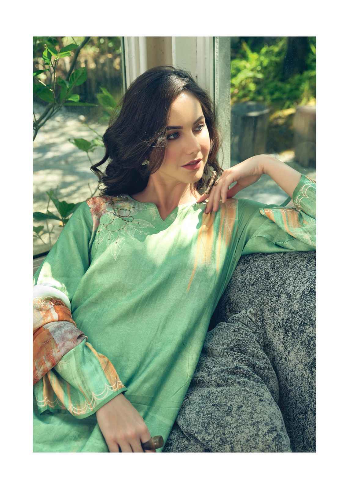 Sadhana Fashion Akali Pure Muslin Silk Dress Material 8 Pc Catalog
