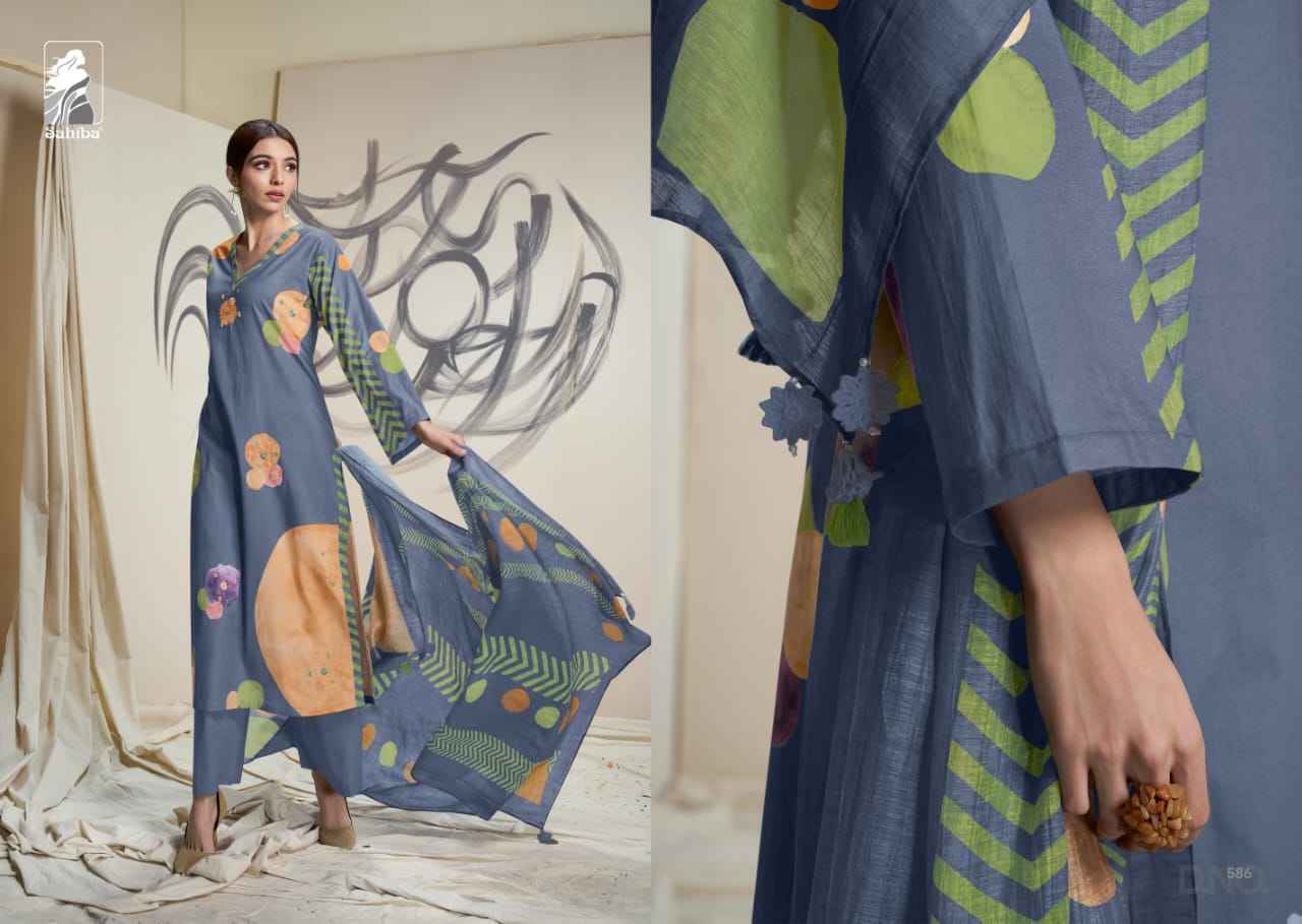 Sahiba Bhoomi Pure Cotton Lawn Print Dress Material 6 Pc Catalog