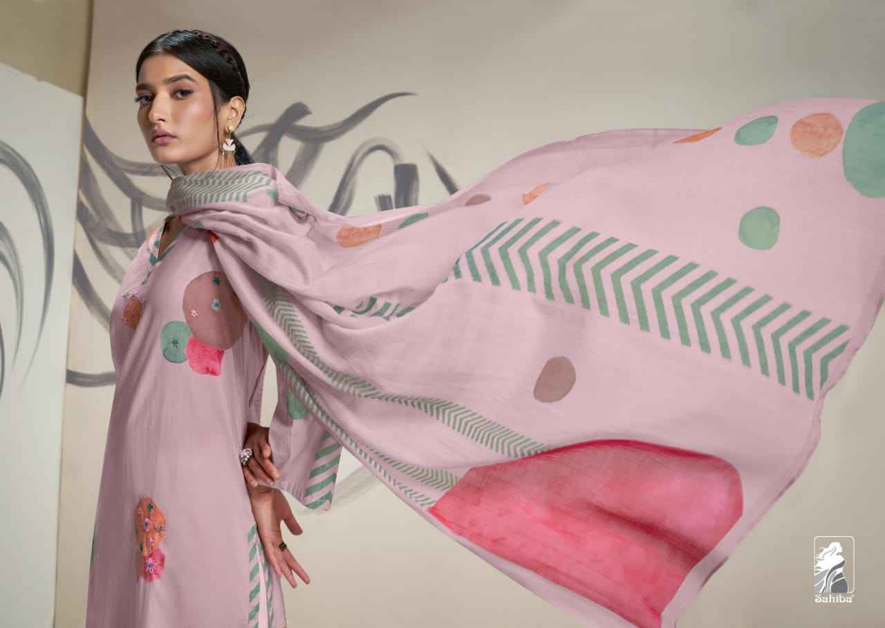 Sahiba Bhoomi Pure Cotton Lawn Print Dress Material 6 Pc Catalog