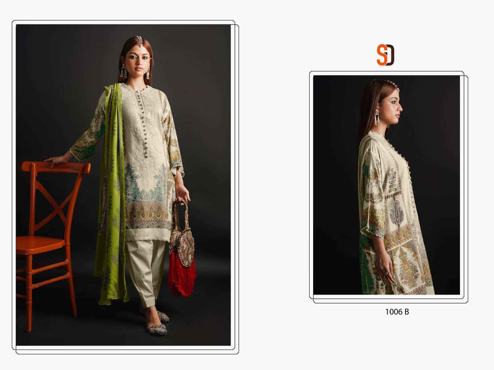 Shraddha Designer Bin Saeed Vol 2 Lawn Cotton Dress Material 4 pcs Catalogue