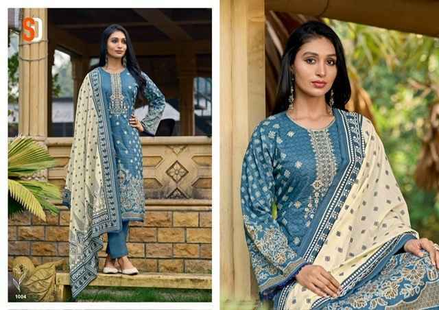 Shraddha Designer Bin Saeed Vol 6 Cotton Dress Material 8 pcs Catalogue