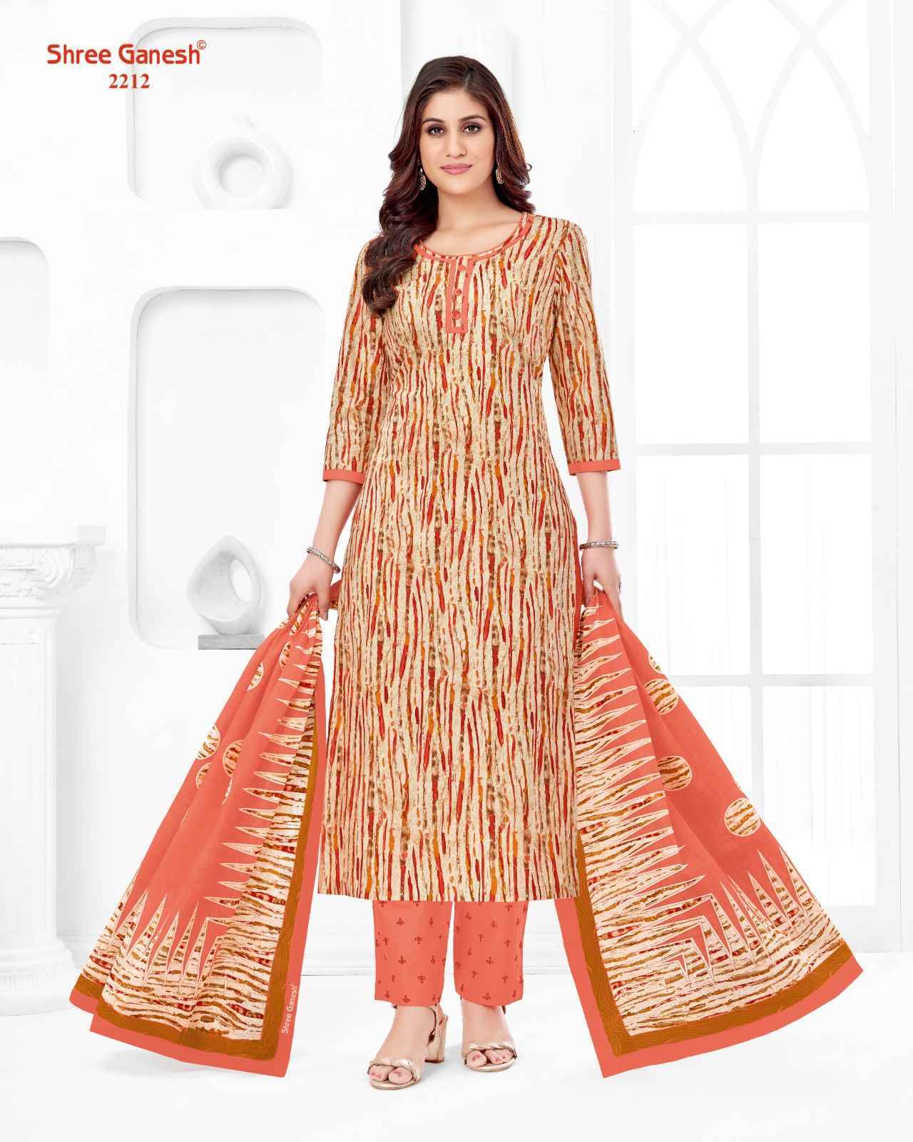 Shree Ganesh Samaiyra Vol -12 Cotton Dress Material 18 pcs Catalogue