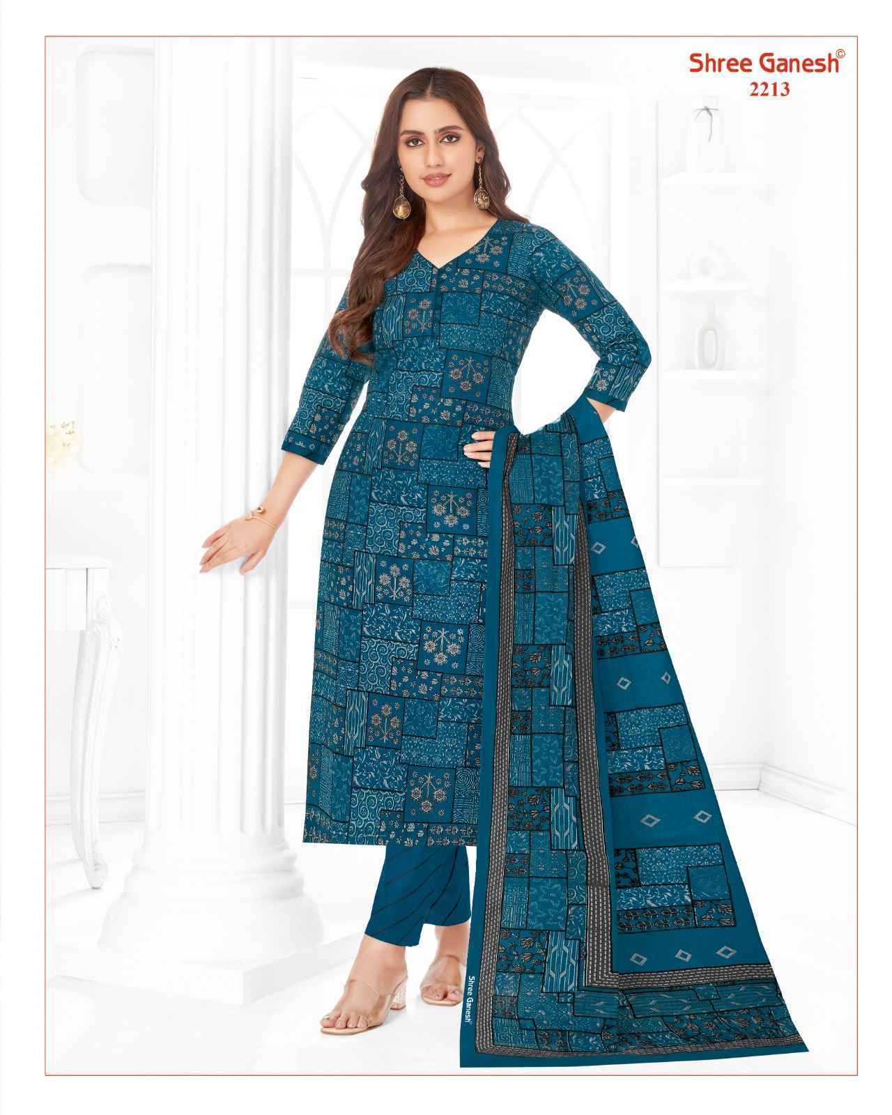 Shree Ganesh Samaiyra Vol -12 Cotton Dress Material 18 pcs Catalogue