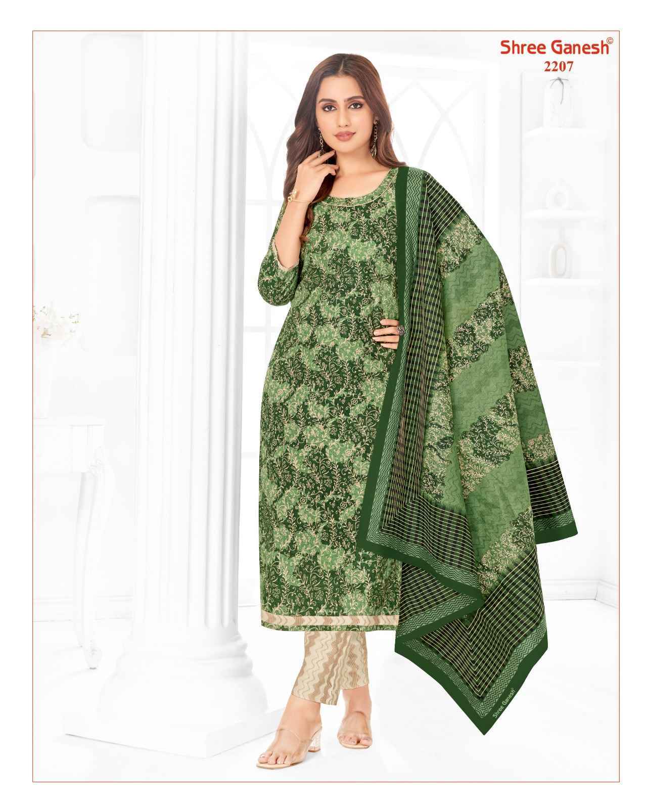 Shree Ganesh Samaiyra Vol -12 Cotton Dress Material 18 pcs Catalogue