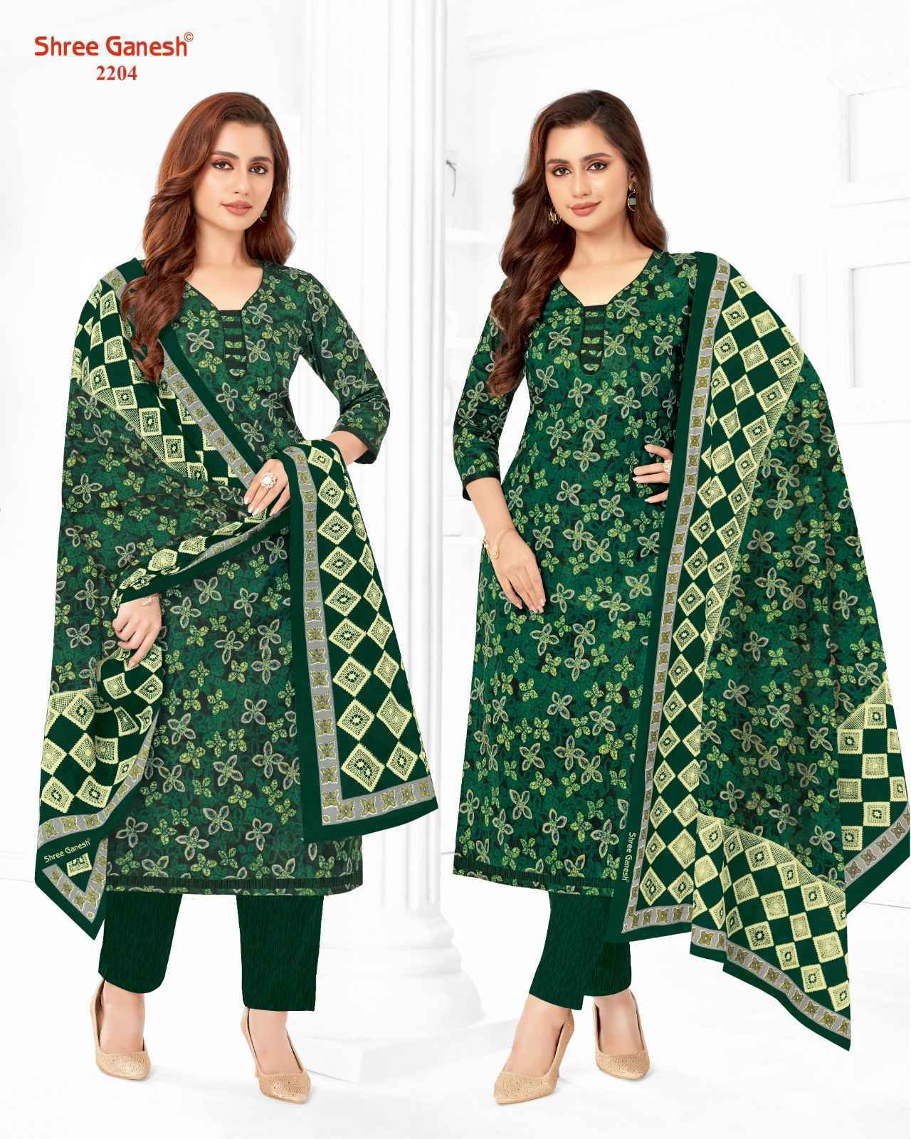 Shree Ganesh Samaiyra Vol -12 Cotton Dress Material 18 pcs Catalogue