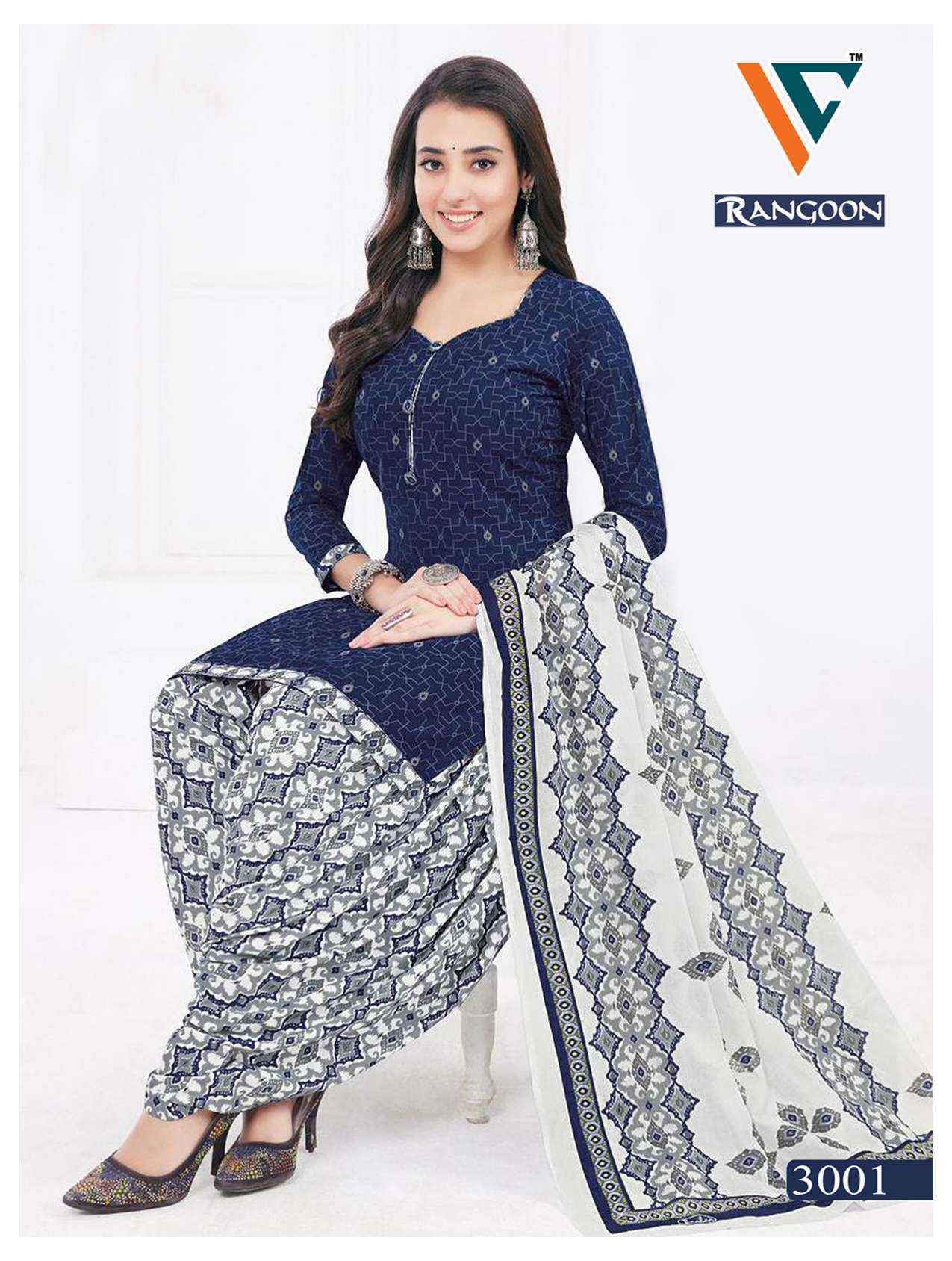 Vandana Creation Rangoon Vol 3 Cotton Dress Material 12 pcs Catalogue