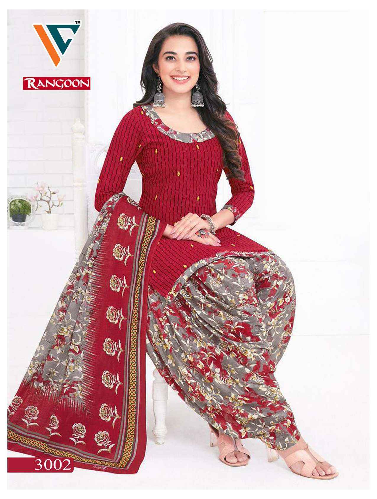 Vandana Creation Rangoon Vol 3 Cotton Dress Material 12 pcs Catalogue