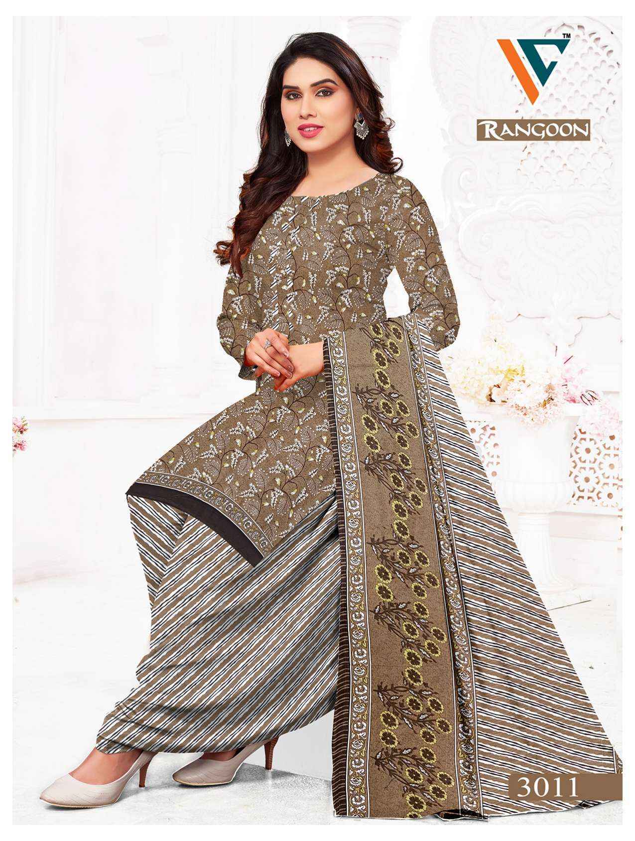 Vandana Creation Rangoon Vol 3 Cotton Dress Material 12 pcs Catalogue