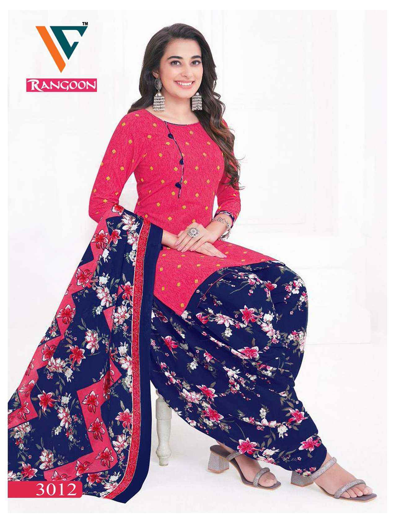 Vandana Creation Rangoon Vol 3 Cotton Dress Material 12 pcs Catalogue