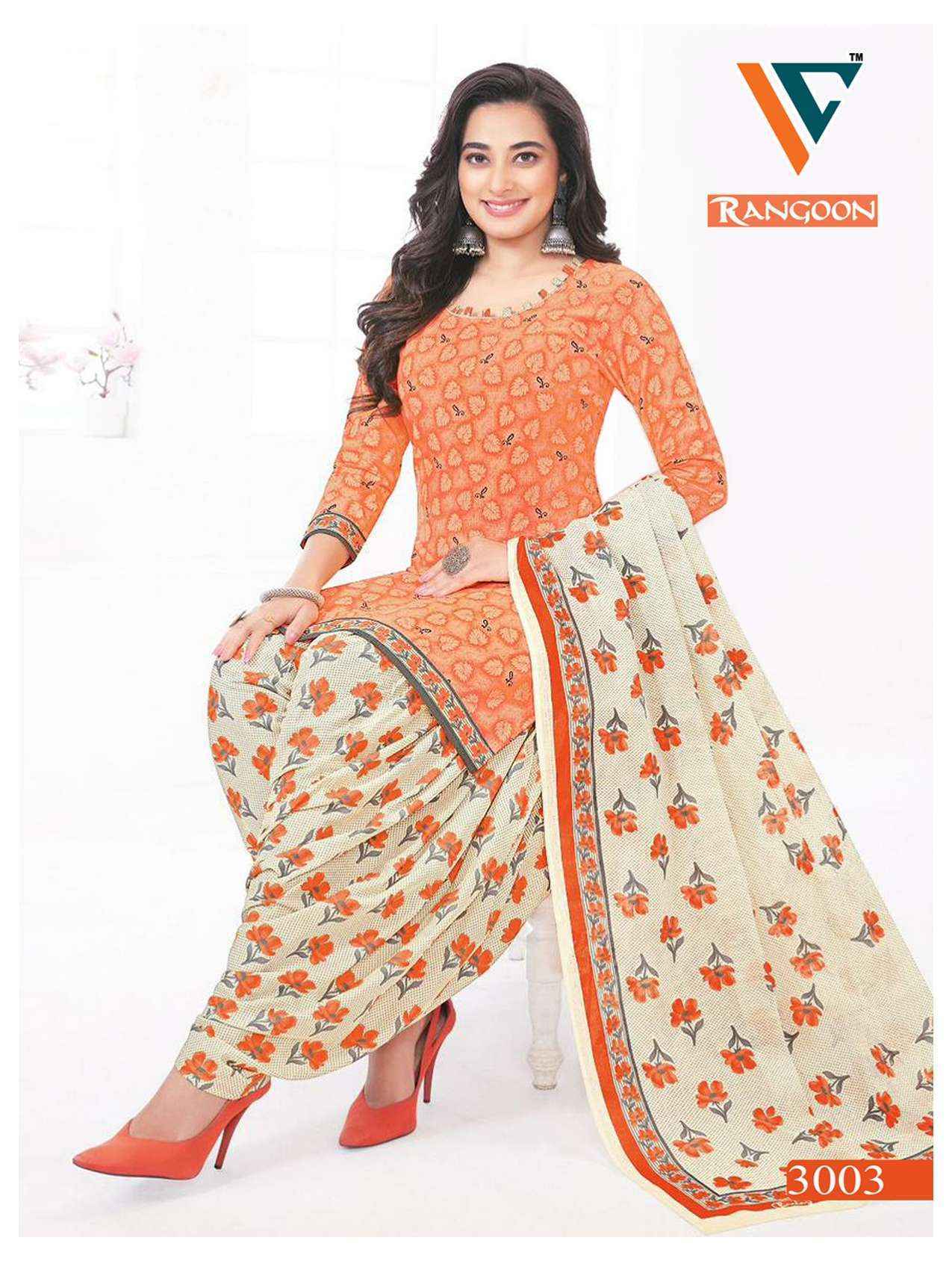 Vandana Creation Rangoon Vol 3 Cotton Dress Material 12 pcs Catalogue