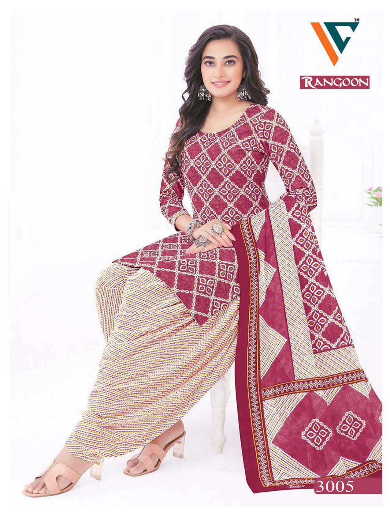 Vandana Creation Rangoon Vol 3 Cotton Dress Material 12 pcs Catalogue