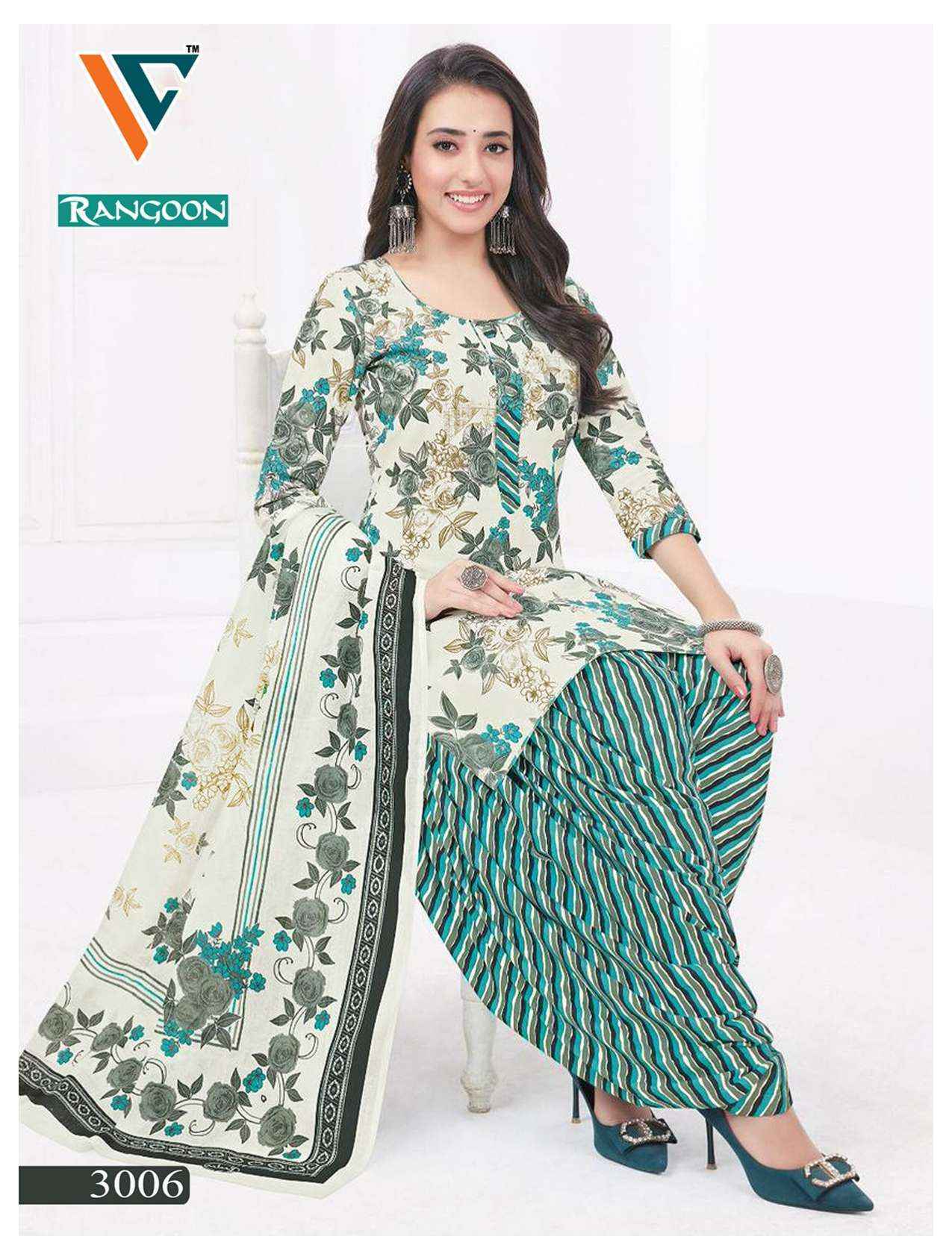 Vandana Creation Rangoon Vol 3 Cotton Dress Material 12 pcs Catalogue