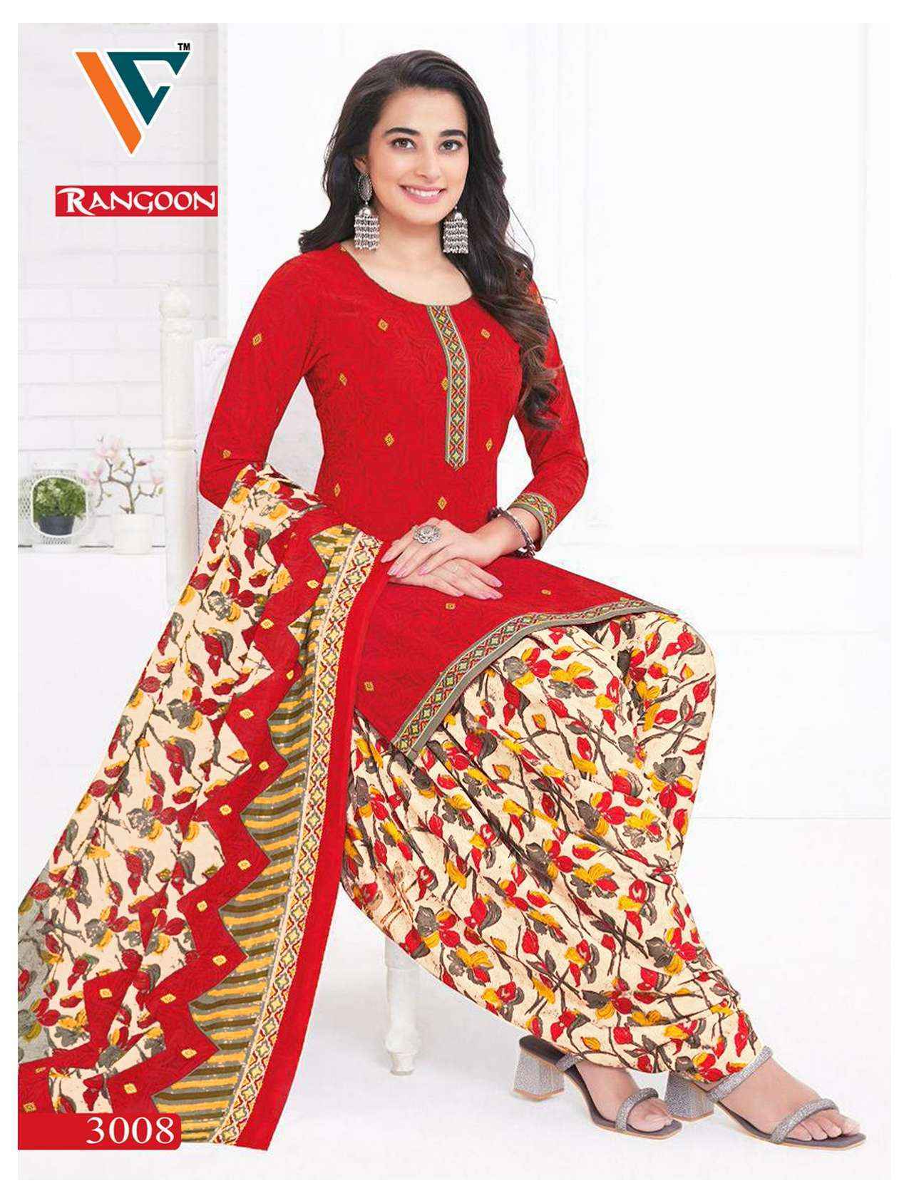 Vandana Creation Rangoon Vol 3 Cotton Dress Material 12 pcs Catalogue