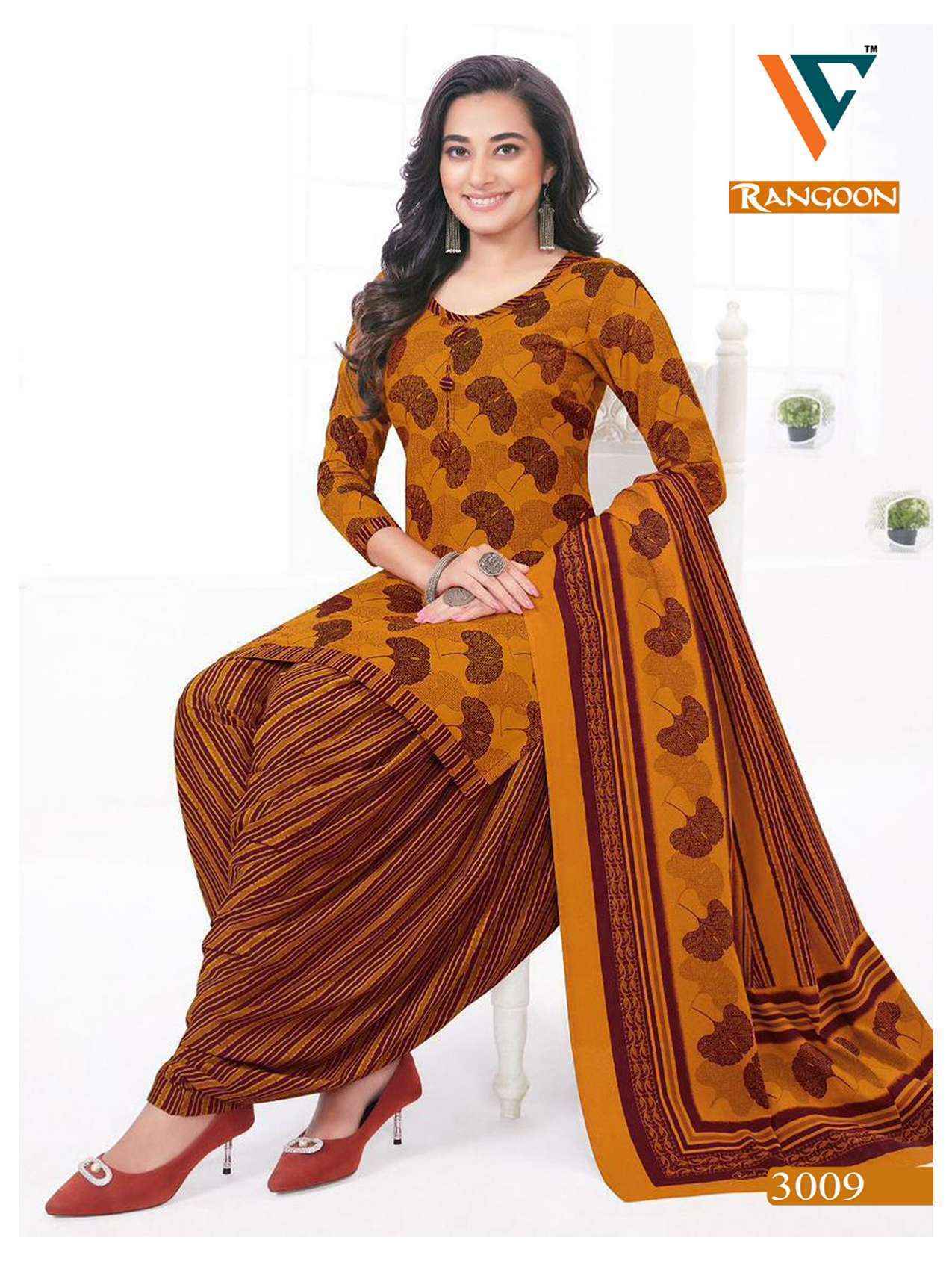 Vandana Creation Rangoon Vol 3 Cotton Dress Material 12 pcs Catalogue