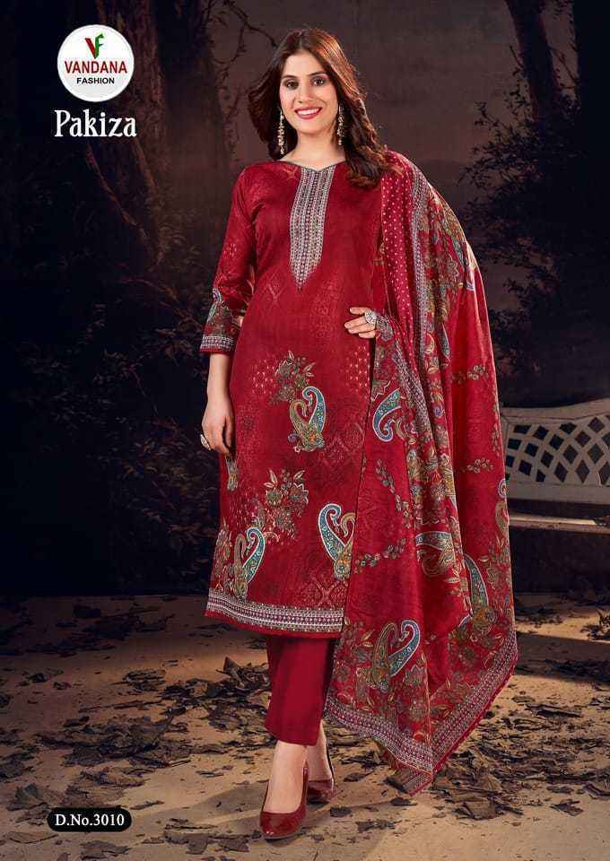 Vandana Pakiza Vol 3 Cotton Dress Material 10 pcs Catalogue