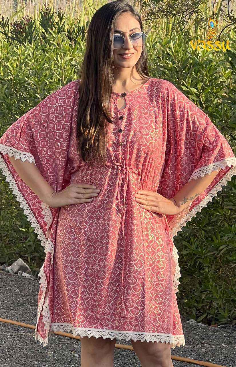 Vassu Kaftan Vol-5 Heavy Muslin Print Kaftan 5 Pc Catalog