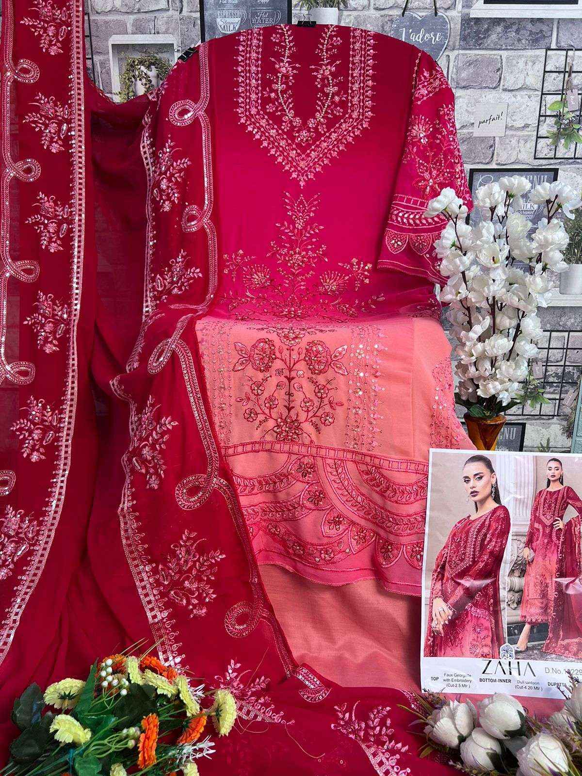 Zaha Anayel Vol 1 Georgette Dress Material Online Suits Supplier