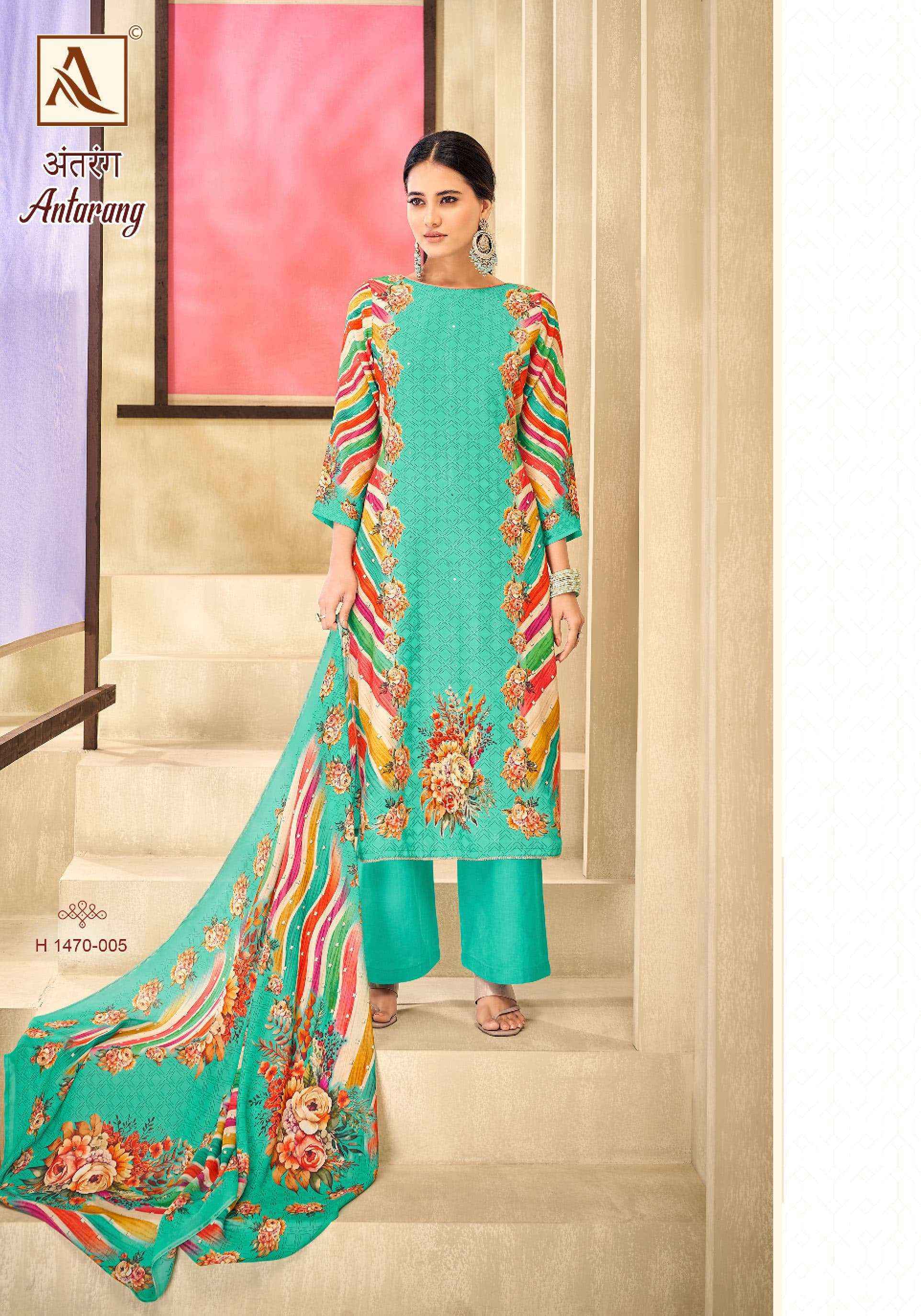 Alok Antarang Viscose Dress Material 6 pcs Catalogue
