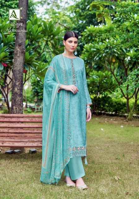 Alok Rehnuma Maslin Dress Material 6 pcs Catalogue