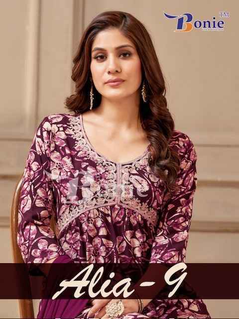 Bonie Alia Vol 9 Rayon Kurti Combo 7 Pc Catalog