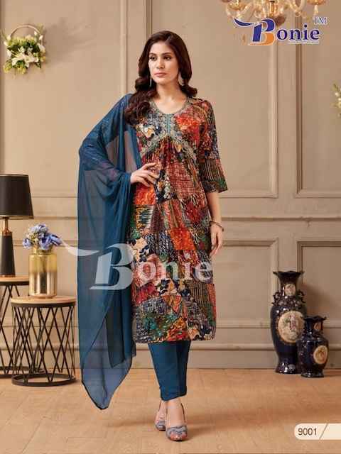 Bonie Alia Vol 9 Rayon Kurti Combo 7 Pc Catalog