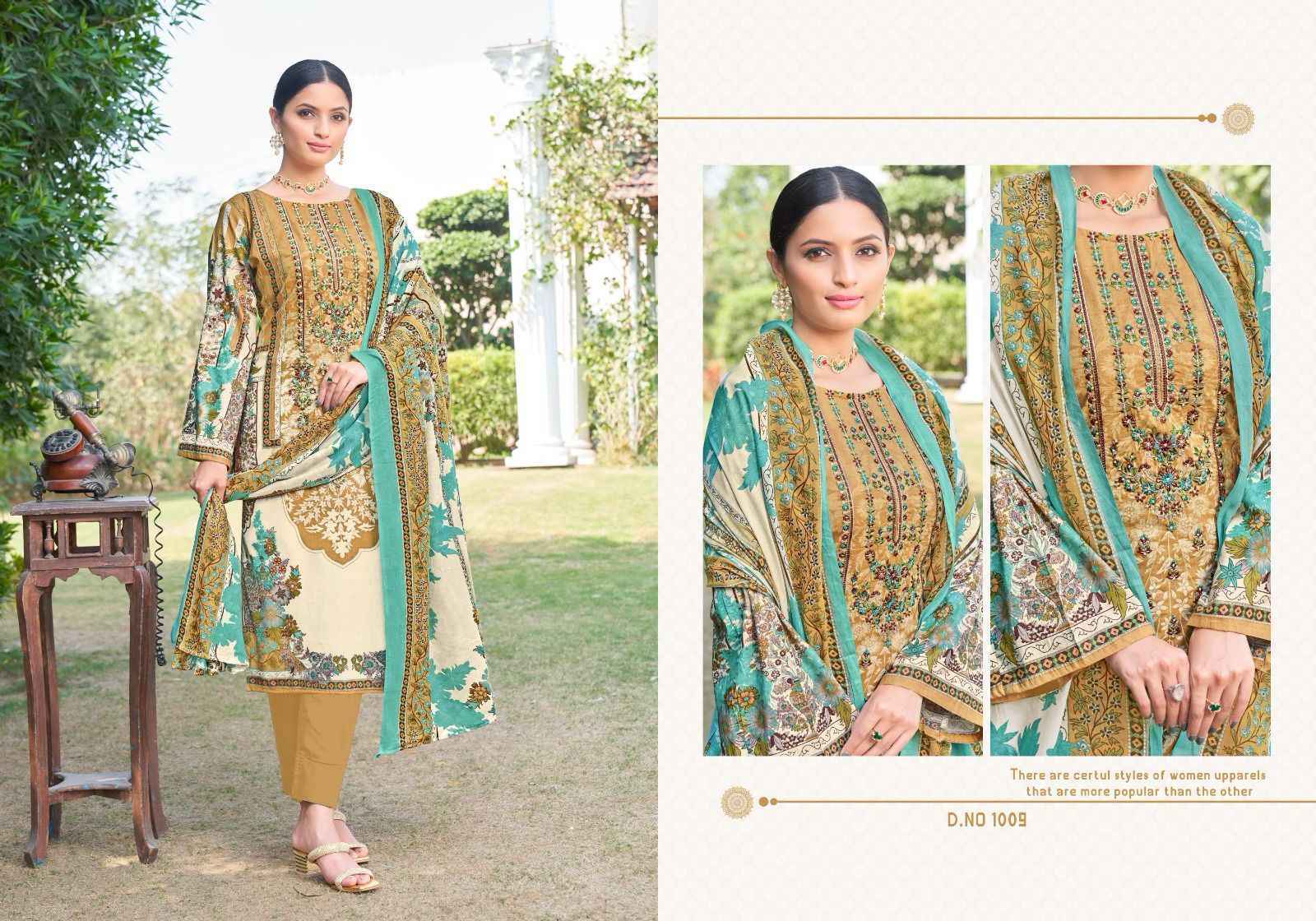 Chaan Taari Naira Pakistani Print Pure Cotton Dress Material 10 pcs Catalogue