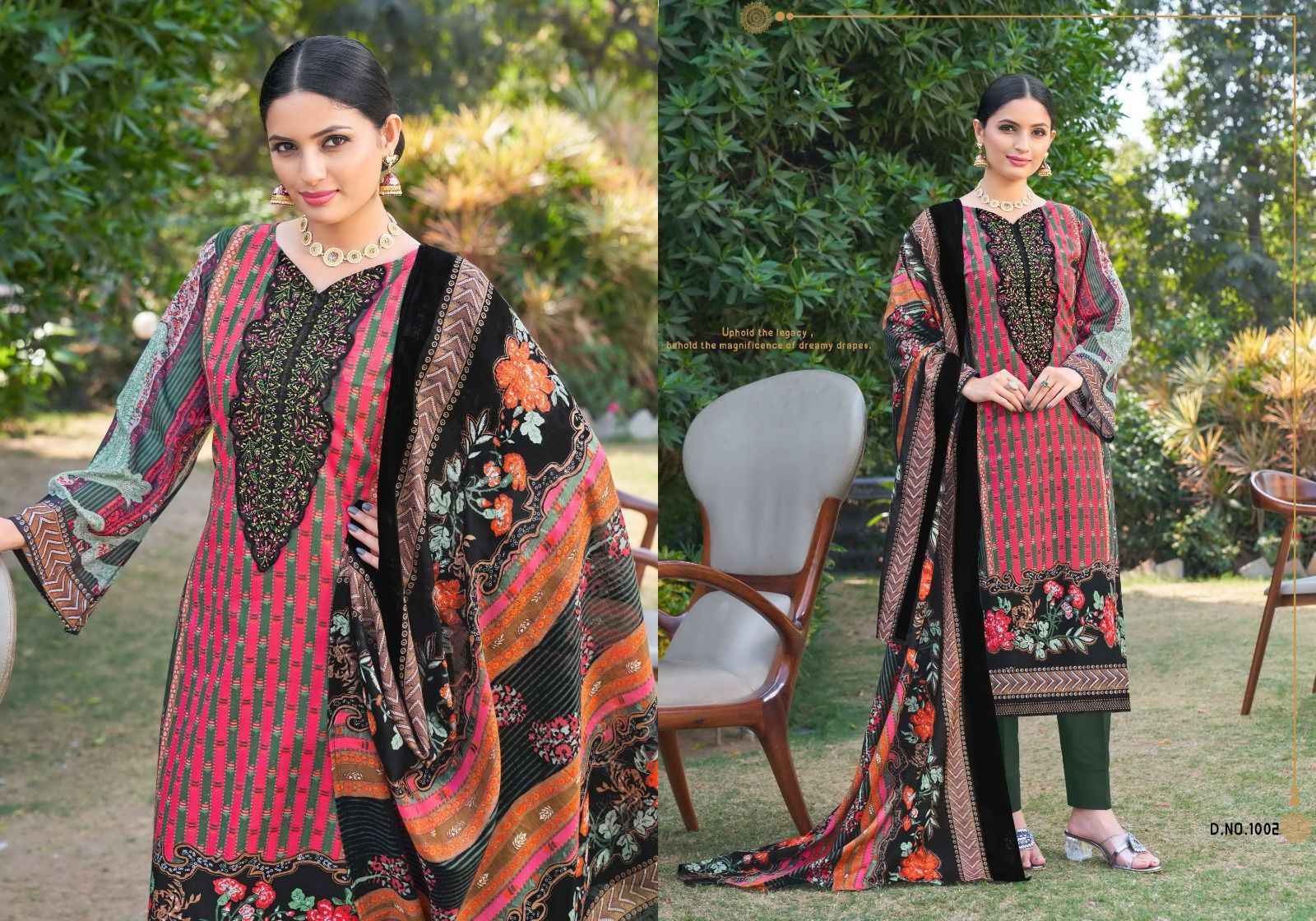 Chaan Taari Naira Pakistani Print Pure Cotton Dress Material 10 pcs Catalogue