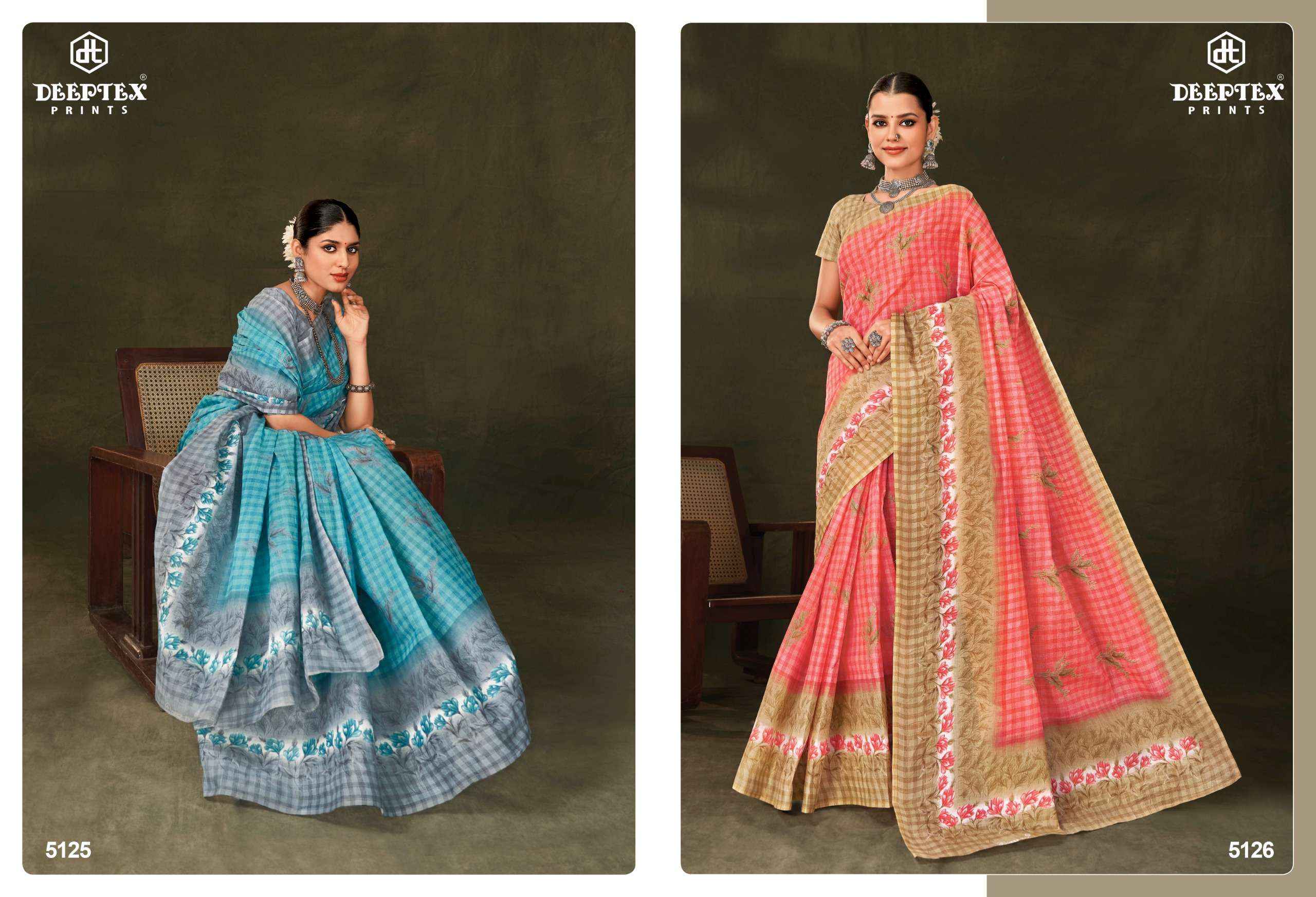 Deeptex Mother India Vol 51 Cotton Saree 30 pcs Catalogue