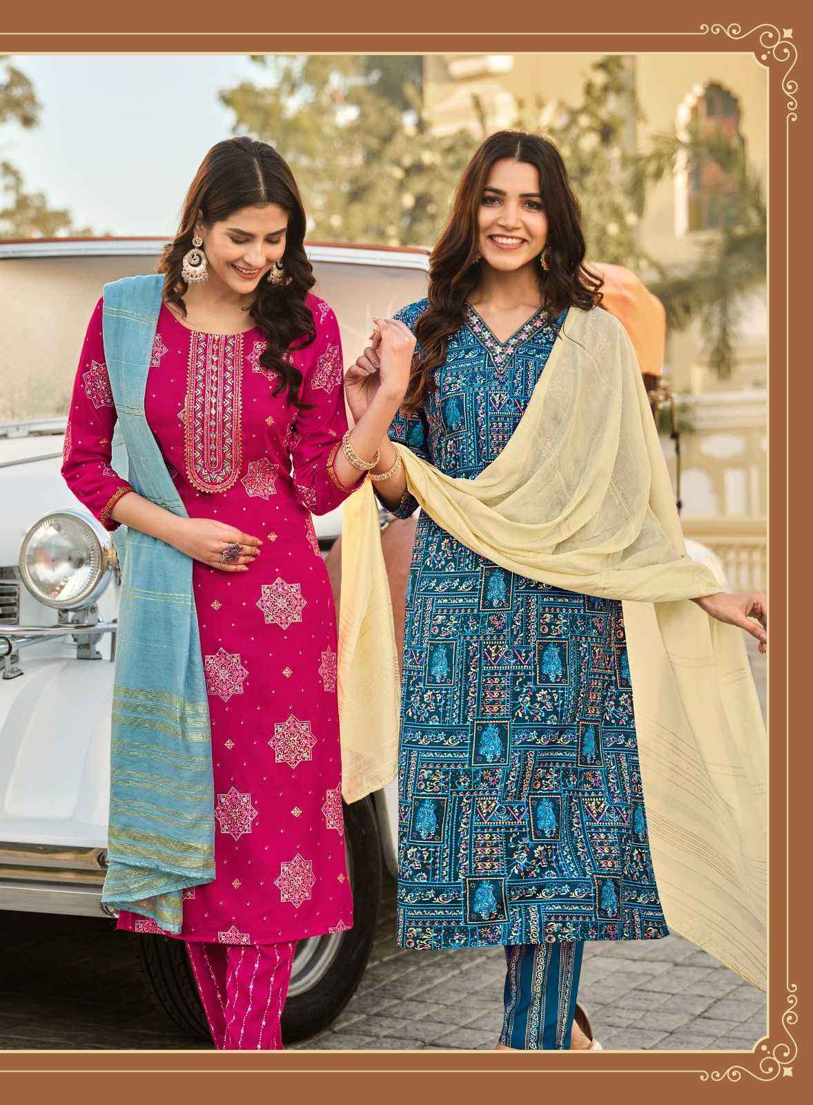 Diya Trends Sangini Vol 1 Reyon Kurti Combo Online Kurtis In Wholesale