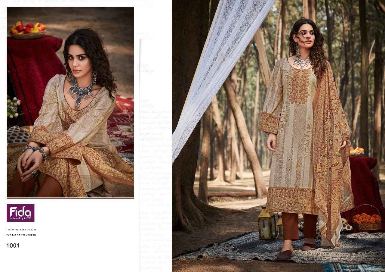Fida Akriti Pure Cotton Dress Material 6 pcs Catalogue