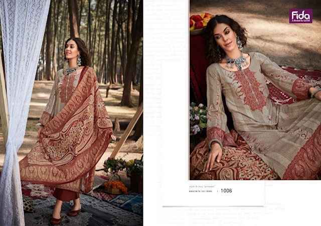Fida Akriti Pure Cotton Dress Material 6 pcs Catalogue