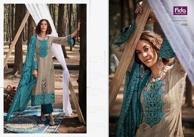 Fida Akriti Pure Cotton Dress Material 6 pcs Catalogue