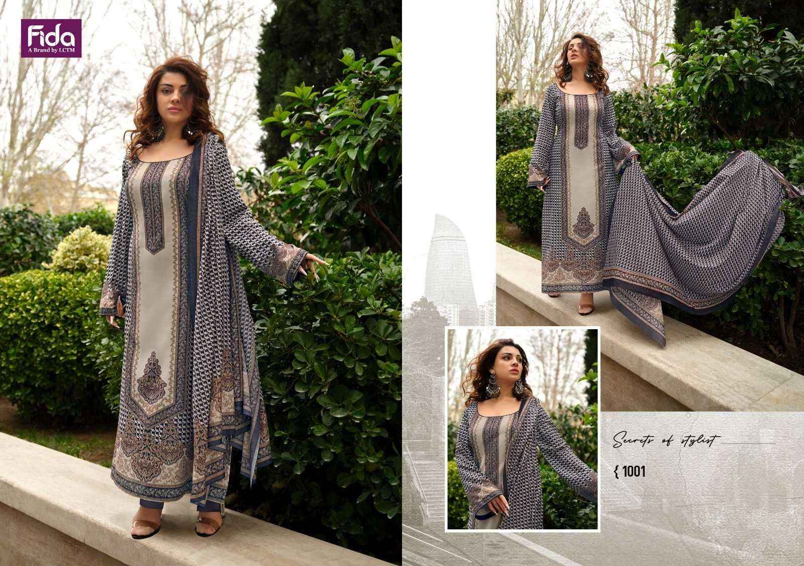 Fida Nazaare Cotton Dress Matrerial Best Ladies Suits Wholesaler